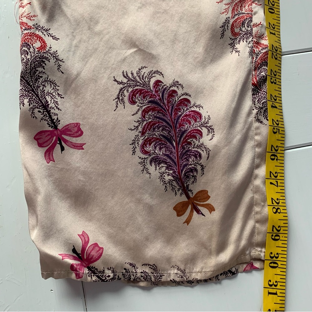 Victorias Secret Silk Floral Long Sleeve Pants Pajamas Small - Picture 13 of 14